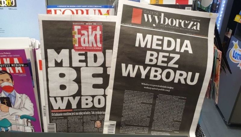 Чому польські ЗМІ призупинили випуск новин