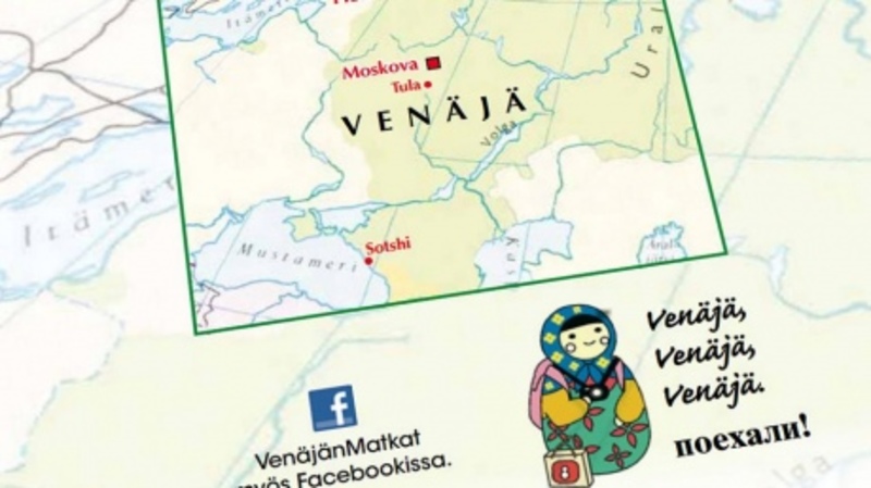 Фінська туркомпанія поширює карту, де Крим є частиною Росії