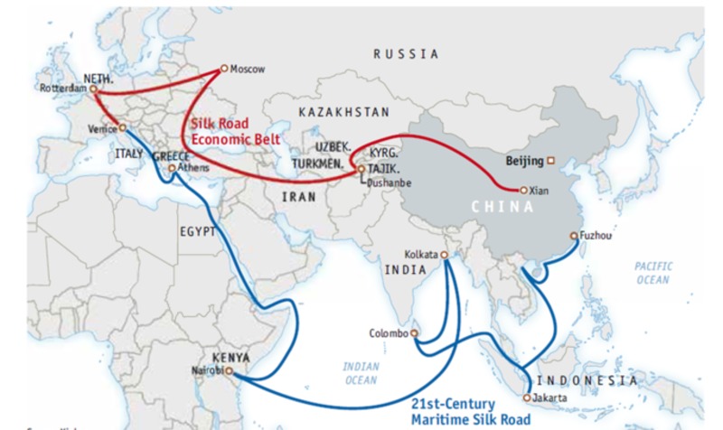 Китай ініціює створення нового "Шовкового шляху"