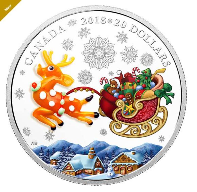 Українка розробила дизайн для канадської різдвяної монети