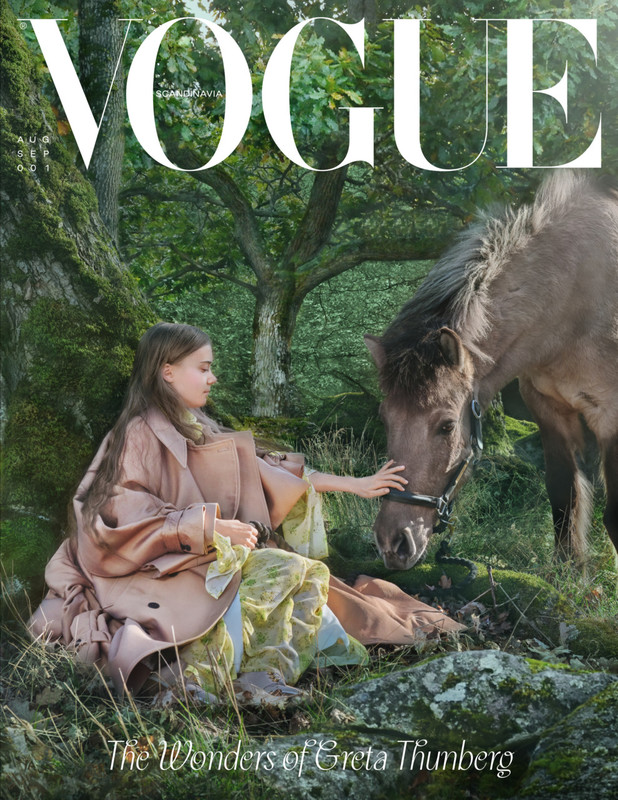 Ґрета Тунберґ з'явилася на обкладинці першого номеру Vogue Scandinavia