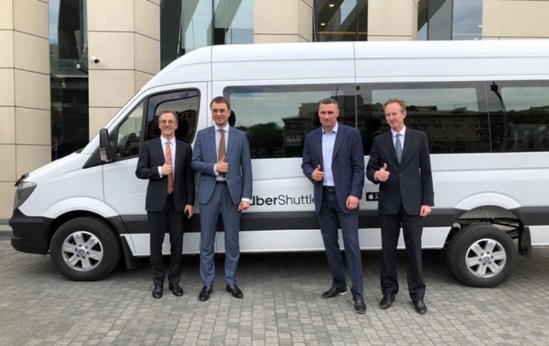 У Києві вперше у Європі запустили сервіс Uber Shuttle