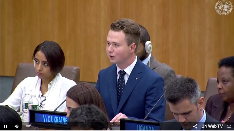 Українець виступив на Генеральній Асамблеї ООН