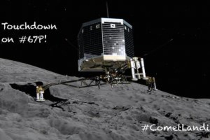 Європейський робот "осідлав" комету, відкриту в Києві