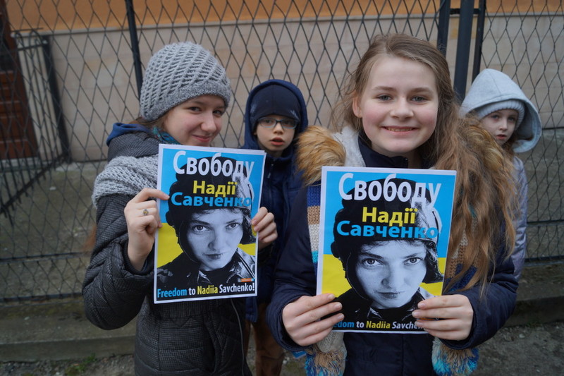 У польському Перемишлі підтримали Надію Савченко (відео)