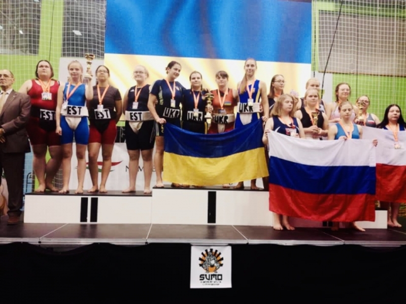 Українці - перші в командному заліку ЧЄ з сумо серед юніорів та юнаків