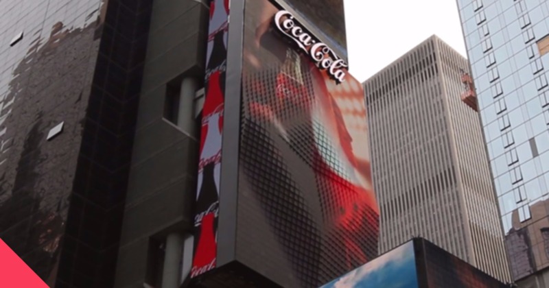 Coca-Cola створила найбільшу 3-D рекламу у Нью-Йорку (відео)
