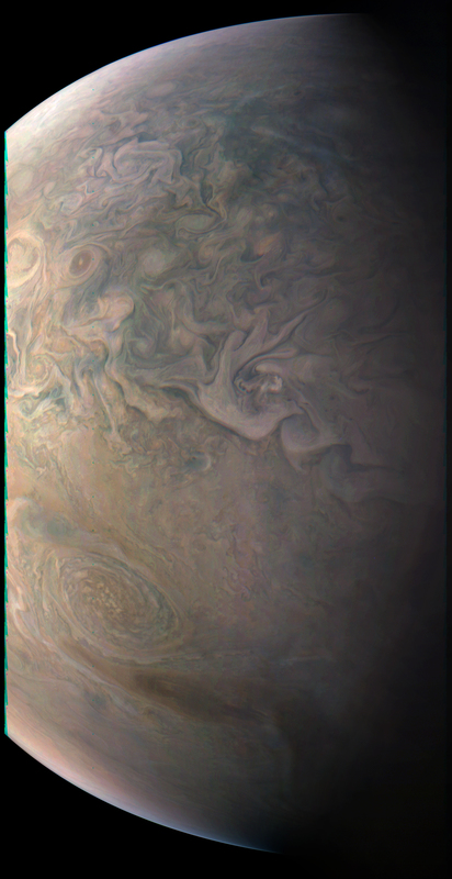 У NASA показали, як виглядає буревій на Юпітері
