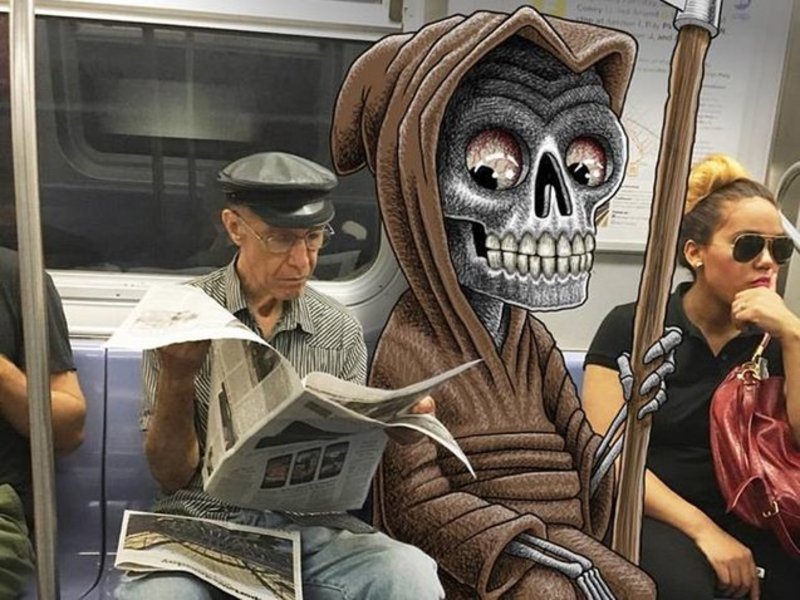 У соцмережах набирають популярності монстри в метро