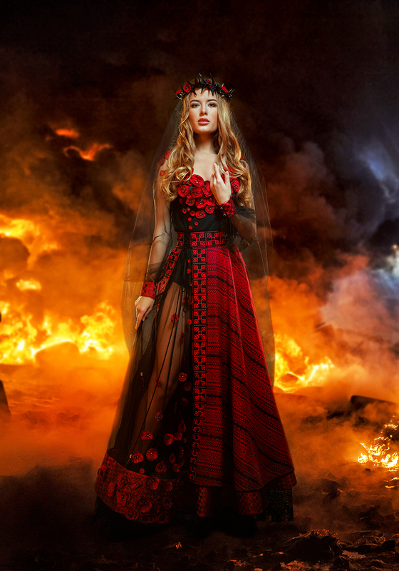 "Bride of war" – dress for Ukrainian participant of Miss Universe contest