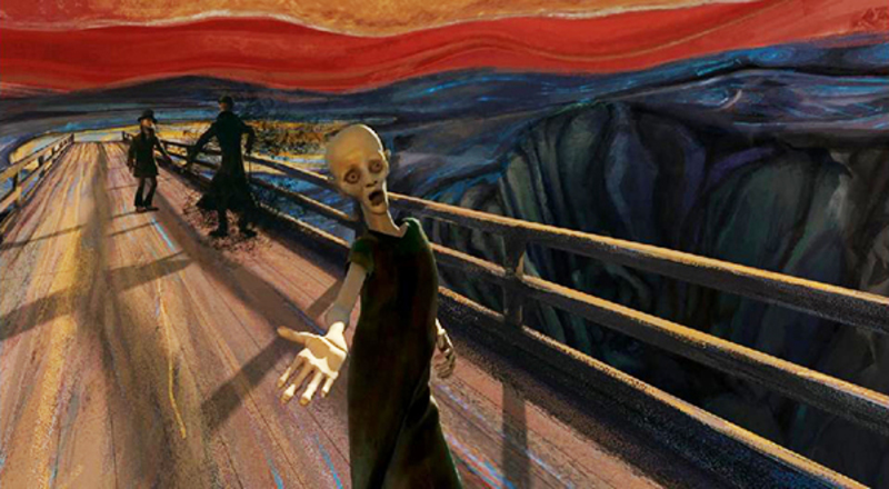 Найвідомішу картину Мунка анімували під музику Pink Floyd