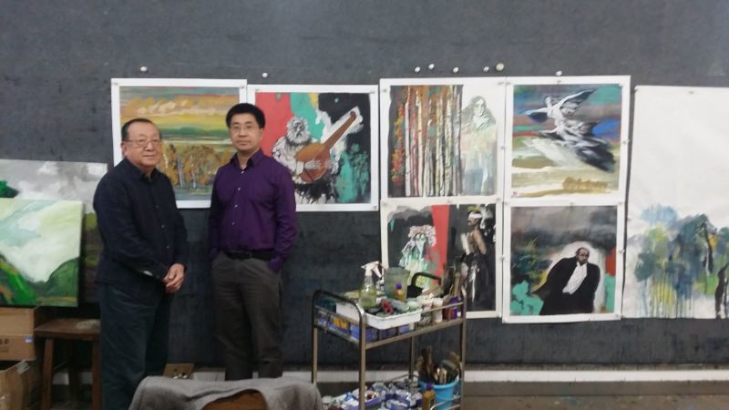 Китайські художники представлять картини до творів Шевченка