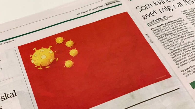 Китай обурила карикатура про коронавірус у данській газеті