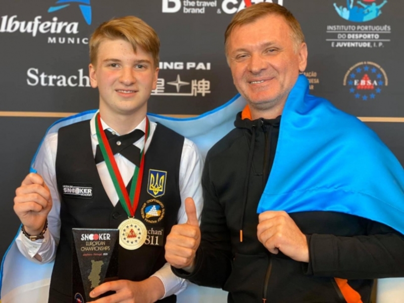 14-річний українець Юліан Бойко - чемпіон Європи зі снукеру