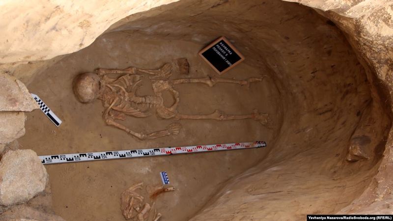 На Хортиці знайшли 2500-річне поховання скіфського воїна
