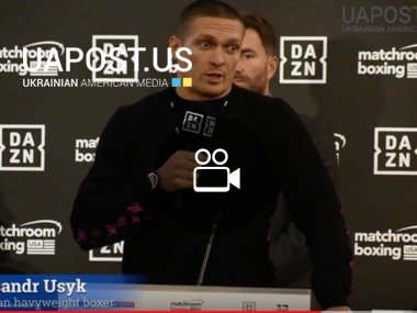Usyk v Witherspoon. Press conference on October 10, 2019